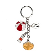 GANTUNGAN Fire Island & Long Island key chain souvenirs from the USA United States