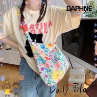 DAPHNE Shoulder Bag, Leopard Print Large Capacity Crossbody Bag, Floral Striped Rose Small Bags