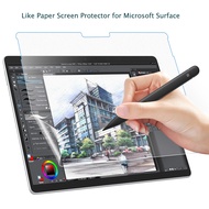 Like Paper Screen Protector for Microsoft Surface Pro9 Pro8 Pro7 PRO X PRO 9 Pro 7+ Pro 8 Pro 7Plus 8/7/6/5/4/3/2 X Go 2 3 Film For Surface Laptop Go 12.4 Book 13.5 15