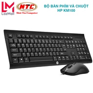 Bộ bàn phím và chuột HP KM100 cực êm - chuyên dành văn phòng hoặc học tập (đen) Nhat Tin Authorised