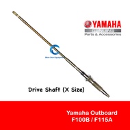 Original Drive Shaft (X) for Yamaha F100BET / F115AET (4-Stroke) - 68V-45501-30