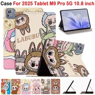 For 2025 Tablet M9 Pro 5G 10.8 inch Fashion Blooming Flowers Butterflies Painted Tablet Protective C