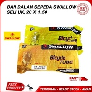 SELIS Folding Bike Swallow Inner Tube 20 x 1.50 20x150 20x1.50