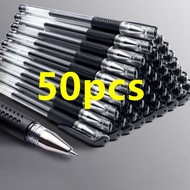 Wholesale 50 Pcs Ballpen Set Gel Pen Black Refill Ball Pen Frosted Full Needle Pens Tube 50Pcs 0.5mm