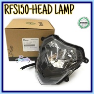 RFS 150 RFS150i HEAD LAMP LAMPU DEPAN HEAD LIGHT 80000V030010 100% ORIGINAL BENELLI