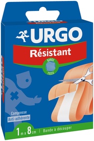 Urgo – Durable Cutting Tape – Fabric Tape – Non-Stick Compress – 1 x 8 cm