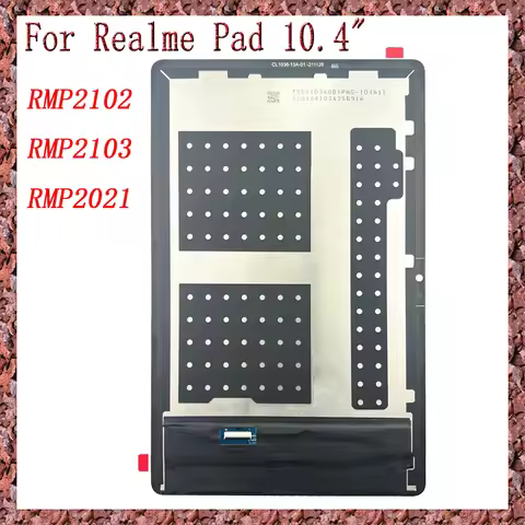 AAA For Realme Pad RMP2102 RMP2103 RMP2021 2102 2103 10.4" LCD Display Touch Screen Digitizer Glass 