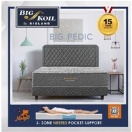 [ Promo] Spring Bed /Matras/Kasur/Big Koil Big Pedic By Bigland - Big