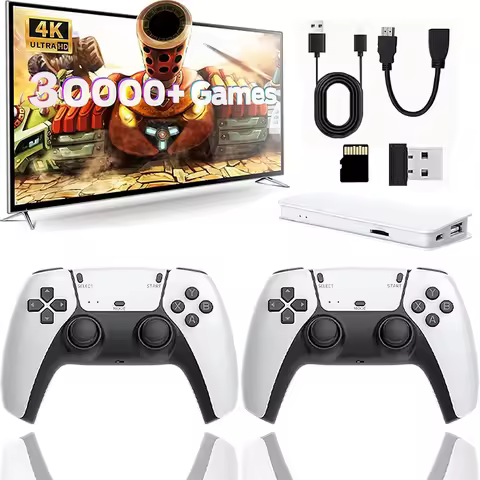 30000 video game M15 4k pro game stick 64g console 2.4g double wireless 4k controller retro game TV 