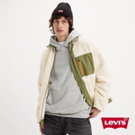 Levis 男款 暖身鋪毛防風outdoor外套 牛奶白 熱賣單品