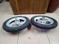 中古陳H4 電動滑板車 電動車 輪胎組 休閒車 diy 配件 都是前輪2輪600元 實照外胎龜裂 請先詢問有貨再下標