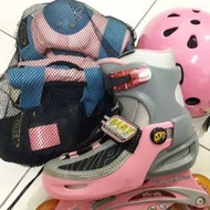 VP新款可調式兒童直排輪]送安全護具+安全帽+直排輪包包 直排輪 原價: 4980, 特價:2500元