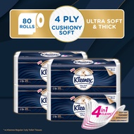 [1 Carton] Kleenex Ultra Soft & Thick 4-Ply Toilet Paper (4x20rolls)