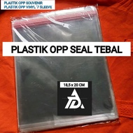 Thick OPP Plastic 18.5 x 20 cm seal Torn Bread - Opp Plastic 18.5x20 Vinyl '7 Sleeve - Opp 18.5 x 20