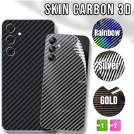 HITAM Anti-fungal Back 3D Carbon Skin Samsung A06 A016 A55 5G A35 A25 A15 A05 A05s A54 5G A34 A24 A1