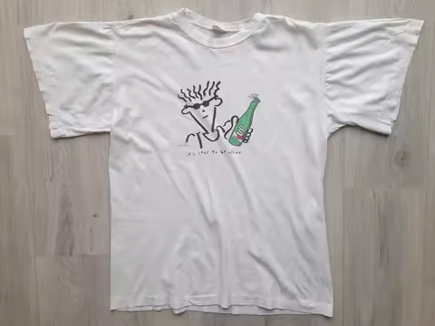 Vintage 80s Fido Dido It's Cool to Be Clear. Shirt