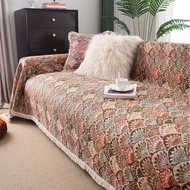 Boho Sofa Cover Couch Cover Multi-Functional Couch Cover Blanket Washable Sofa Slipcovers Non Slip C