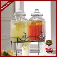 Balang Air Raya Kaca 4.7 Litre / 3.7 Litre Beverage Dispenser Air Balang Water Dispenser Balang Air 
