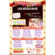 Servis hantar barang dapur basah telah siap siang & cuci bersih