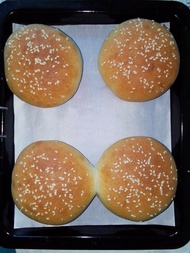 เบอร์เกอร์บัน - Burger bun ขนมปังเบอร์เกอร์ ใหม่ล่าสุด! (Hamburger buns)