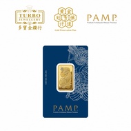 TURBO [20G] PAMP Lady Fortuna Gold Bar 9999Gold