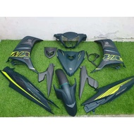 COVER SET LC135 V7 MX KING 2021 STICKER TANAM MATT GREEN