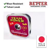 🔥LastStock🔥 Team Power Fishing Line 40Lbs 100M 0.52mm Tali Benang Pancing