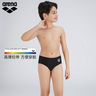 ☈ Arena Arena 2023 กางเกงว่ายน้ำเด็กผู้ชายแบบใหม่สำหรับเด็กผู้ชายกางเกงว่ายน้ำทรงสามเหลี่ยมสำหรับเยา