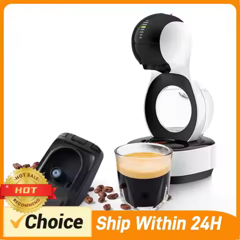 Coffee Capsule Plus Powder Holder Adapter Reusable DIY Taste Espresso Accessories for DOLCE GUSTO Ed