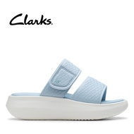 Clarks Womens Solevana Star2 Wedges - Light Blue