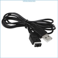 VIVI Black USB Charging Advance Line Cord Charger Cable For SP for GBA GameBoy Chargi
