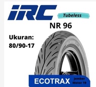 BAN LUAR TUBELESS IRC 80/90-17 (FREE PENTIL)