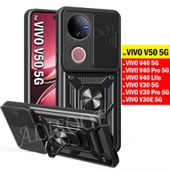 CASE VIVO V50 / V40 V40 PRO V40 LITE / V30 V30 PRO Military Iring Case Slide Camera