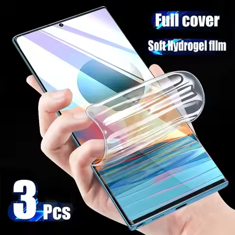 3PCS Hydrogel Film For ASUS Zenfone 7 8 Screen Protector For Asus Zenfone 10 Rog Phone 2 6 7 3 5 Pro