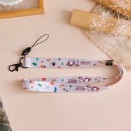SNOOPY史努比CAMP碎花童趣設計可拆式手機長掛繩/背帶