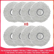Mop Pads for ECOVACS DEEBOT T30 Pro / T30S Combo / T30S / T20 Omni / T10 Omni / X1 Omni / X1 Turbo /