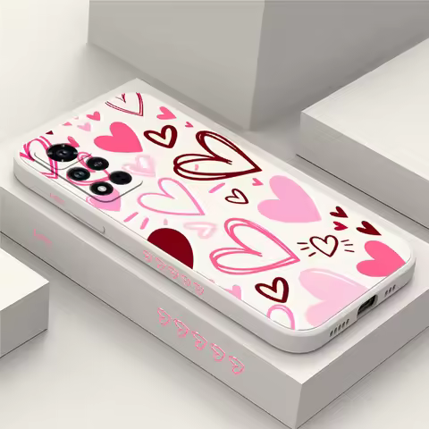 Simple Little Love Heart Case For Honor 600 Pro 400 70 Lite 500 200 90 Smart 50 SE 20 9C 9X Pro Soft