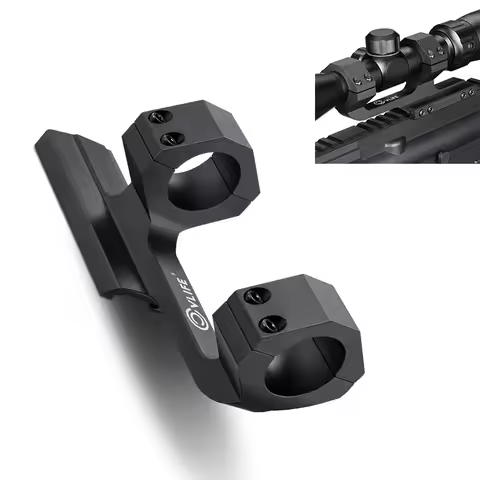 CVLIFE Cantilever Scope Mounts 1 inch Tube Offset Dual Ring One-Piece Optics Mount Lightweight For P