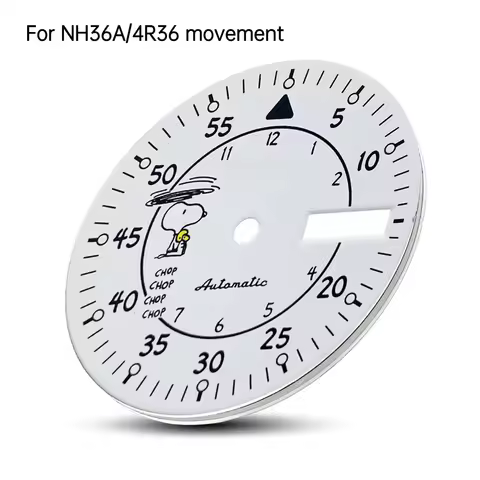 New for NH36A/4R36 movement Diameter: 28.5 mm Features green luminous coating Suitable for NH36A/4R3