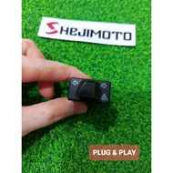 【hot sale】 Hazard switch Honda Beat Fi, Click V1, Honda Airblade PLUG AND PLAY