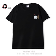 [Bubu Bear] Couple Shirt Short Sleeve Anniversary Gift for Girlfriend Boyfriend Pure Cotton TEE