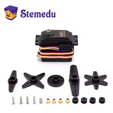 7.4V 17kg.cm Digital Feedback Servo Magnetic encoding FB5317M 360° Continuous Rotation for RC Car Ai