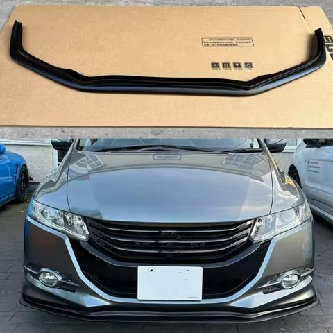 Car ABS body kit front lip For Honda Odyssey 09-14 modified RB3 style shovel Bumper Splitter Spoiler