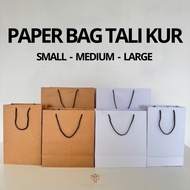 (10 PCS) Premium Kraft Paper Bag Medium 20x10x22 Premium Paper Bag/