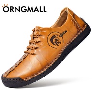 ORNGMALL Hot Sale Italian Handmade Shoes Men's Casual Leather Shoes Formal Shoes Loafers Moccasin Flats Shoes Large Size 38-48