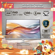 HP 524SF 23.8'' / 527SF 27" FHD / 532SF 31.5" FHD (1920 x 1080) 100Hz Flat Monitor (VGA / HDMI)