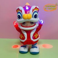 【優選】唱歌跳舞舞獅男孩國風潮玩哄娃神器電動玩具兒童一件
