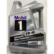 MOBIL 1    5W-40 ADVANCED WEAR PROTECTION FULLY ENJIN OIL 4LITER