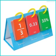 Nan Fractions and Equivalency Flip Chart Math Learning Flip Chart School Math Practice Cards School 