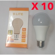 LED Bulb 9W - 85-265V white E27 X10
